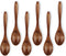 6Pcs Small Wooden Spoons, 5.5 Inches Wood Honey Spoons, Little Wooden Serving Table Spoons Utensils Set, Wooden Teaspoon for Cooking Soup Tea Coff...