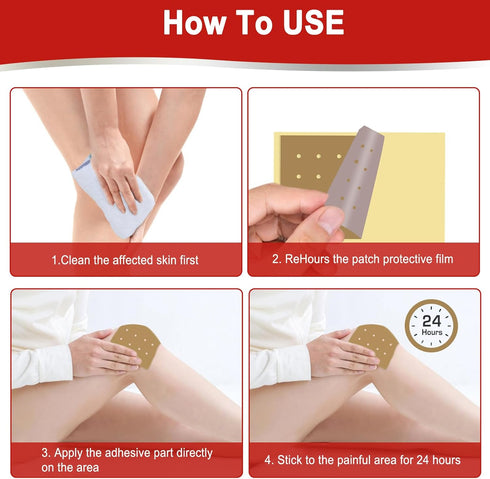 60 Count Tiger patch, Heat Patches for Knee Neck and Shoulder...