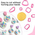 Polymer Clay Cutters Kit 18 Different Shapes for Women Earring Polymer Clay Jewerlry Making Tools Plastic Clay Earring Hooks Cutters Sculpting Too...