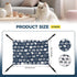 Cat Hammock for Cage Hanging Reversible 2Pack,Pet Hammock Bed Adjustable,Soft Sleeping Hammock for Cats,Ferret,Puppy,Rabbits,Small Animals (M, CAT...