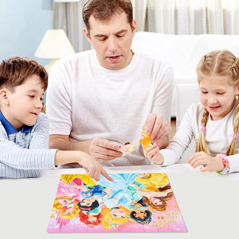 Puzzles for Kids Ages 4-8 100 Pieces Jigsaw Puzzles for Boys and Girls Educational Learning Puzzles in Metal Box....