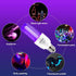 LED Black Light Bulb 15W Blacklight 100 Watt Equivalent LED Bulbs, 120V E26 Standard Base, UVA Level 395-400nm, Glow in The Dark for Body Paint, B...