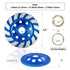 SALI Diamond Concrete Grinding Wheel 4 1/2 inch for Polishing and Cleaning Stone Concrete Surface, Cement, Marble, Rock, Granite, and Thinset Remo...