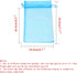 50Pcs 6x8 inches Sheer Organza Bags, Jewelry Drawstring Pouches Wedding Party Christmas Favor Gift Bags (Lake Blue)...
