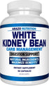 Arazo Nutrition White Kidney Bean Extract - 100% Pure Carb Blocker and Fat Absorber for Weight Support - Intercept Carbs...