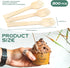200 Pack 4" Mini Wooden Spork Disposable Spork Biodegradable Birchwood Fork Spoon for Camping, Party, Wedding and Family Gatherings...