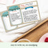 Neatz Mason Jar Recipe Cards - 50 Double Sided Cards, 4x6 inches. Thick Card Stock...