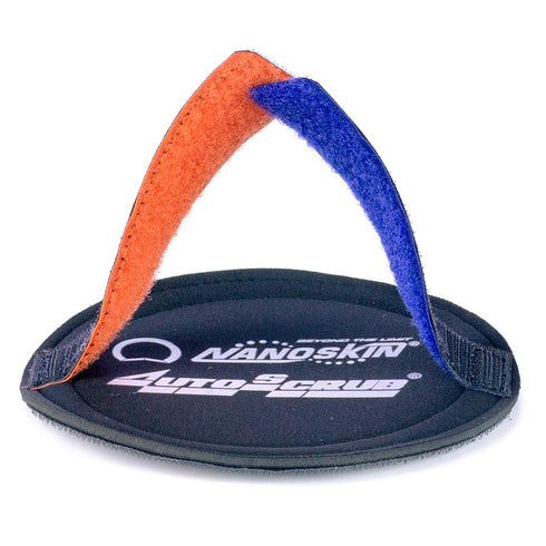 Nanoskin AUTOSCRUB 5 3/4" Hand Strap Applicator – Clay Bar Alternative for Removing Contaminants from Paint, Glass, Plastic, and Metal | Compatibl...