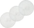 Hippypotamus Lids for Toddler Plates - Fits Silicone Baby Plates 7.75 in. Diameter - BPA Free - Set of 3 (Clear Lids)...