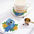 4 Pcs Diamond Art Painting Creative Coasters DIY Animal Bluebird Diamond Art Coasters Diamond Painting Kits Diamond Non Slip Coaster for Beginners...