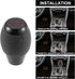 X AUTOHAUX 6 Speed Manual Gear Stick Shift Knob Transmission with Dust Cover Gear Lever Stick Shifter Handle for Honda Civic 1992-1995 Black...