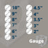 11 Hole Balloon Sizer Cube Box Measurement Tool for Decorations Balloon Sizer Box Holey Sizer...