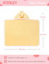 Baby Hooded Towel with Unique Animal Design Ultra Soft Thick Cotton Bath Towel for Newborn (Chick)...