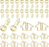 120 Pcs Paper Clips Set, 60 Pcs House Shaped Paper Clips and 60 Pcs Key Shaped Paper Clips for Office, Home, Gifts for Real Estate Agents and Real...
