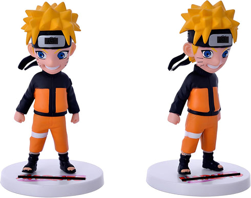 Mini Japan Ninja Anime PVC Action Figures Toys Collective Dolls with Stands (21st Generation), 6 Pieces...