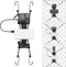 Upgraded Baseball Fence Mount with Battery Holder - Baseball Cell Phone Fence Mount for iPhone, Gopro, Mevo Start, Insta360 for Softball, Tennis, ...