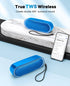 LENRUE Bluetooth Speakers, Waterproof Portable Speakers with TWS, 24 Playtime, Stereo Sound, Wireless for Home Shower Pool Beach Outdoor (Blue)......