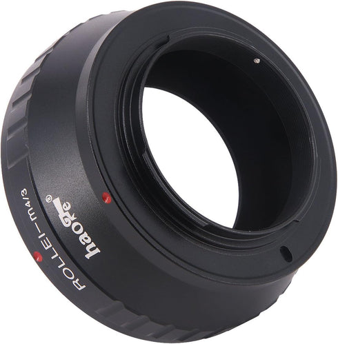 Haoge Manual Lens Mount Adapter for Rollei 35 SL35 QBM Quick Bayonet Mount Lens to Olympus Micro Four Thirds MFT M4/3 M43 Mount Camera...