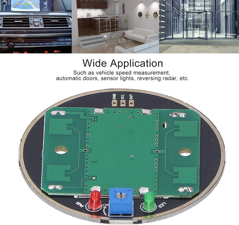 HB100 Microwave Radar Induction Module Motion Sensor Module 2-16M Automated Industry Accessory Transmitting Frequency 10.525GHz Motion Sensor Modu...