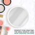 Jumbl 6” 7X Magnifying Mirror, Compact Suction Cup Makeup Mirror with 7X Magnification for Bathroom, Shower, Beauty & Skin Care, Brow Threading & ...