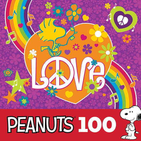 RoseArt - Peanuts - Woodstock Love - 100 Piece Jigsaw Puzzle for Kids and Adults...