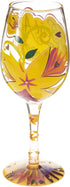 Lolita Best Aunt Ever Artisan Painted Wine Glass Gift...