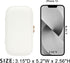 Small Jewelry Travel Case for Women & Girls Mini Leather Jewelry Box Is Portable Jewelry Case Travel For Fine Jewelry, White Travel Jewelry Case O...