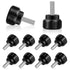 10 PCS M4 Thumb Screws, M4 X 10mm Screws, Monitor Mount Screws Knurled Thumbscrews with Carbon Steel Thread, Mechanical Door Fastening Elements, C...