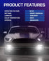 Marsauto H10 9145 LED Fog Light Bulb 9140 LED Fog Lamps Super Bright CSP Chips 6000K Cool White Play and Plug, 360-degree Illumination, Non-polari...