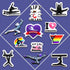 12Pcs Gymnast Shoe Charms for Clog Sandals Bracelets Decoration, Gymnastics Charms...