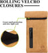 FIREDOG Smell Proof Bags, PU Leather Odor Proof Pouch for Dog Tested 3"x6" Small Travel Storage Pocket (Brown)...