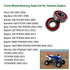 Front Wheel Bearings Seals Kit for Yamaha Raptor 125 250 350 660 700 Banshee 350 Warrior 350 Bear Tracker 250 Big Bear 250 Bruin 250 Blaster 200 Y...