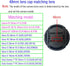 49mm Lens Cap Cover Compatible for Canon EF 50mm f/1.8(Not 1.4) STM(Not II),EF-M 15-45mm f/3.5-6.3 is STM,HUIPUXIANG Sony FE 50mm f/1.8,E 50mm f/1...