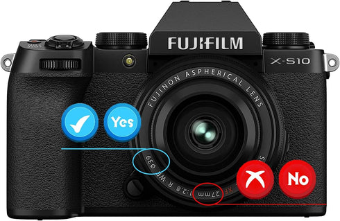 39mm Lens Cap Cover for Fuji Fujifilm Fujinon XF 27mm f/2.8,XF 27mm F2.8 R WR,XF 60mm f/2.4 R Macro,HUIPUXIANG Leica APO Summicron-M 50mm f/2 ASPH...