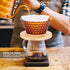 Glass Coffee Dripper,Pour Over Coffee Dripper,Portable Pour Over Coffee Maker Coffee Pot Filter Reusable Glass Coffee Dripper Funnel Kettle Brewer...