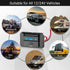 Qidoe 12V USB Outlet with Power Switch, Dual 36W PD3.0 Type C & QC3.0 18W USB Panel Mount 12V Outlet with USB C Cable, Waterproof Car USB Socket C...