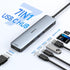 USB C Hub HDMI Adapter for MacBook Pro/Air, MOKiN 7 in 1 USB C Dongle with HDMI, SD/TF Card Reader, USB C Data Port,100W PD, and 2 USB 3.0 Compati...