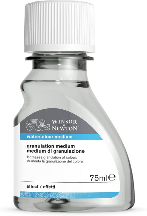 Winsor & Newton Watercolor Medium, Granulation Medium, 75ml (2.5-oz) bottle...