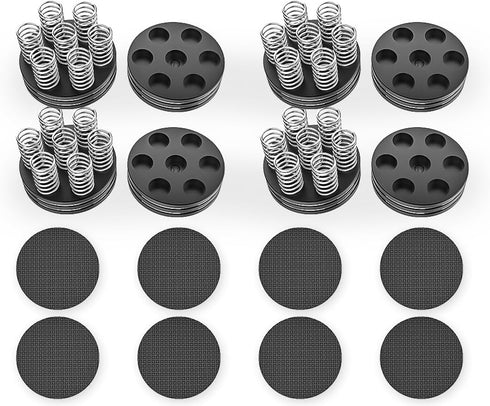 Tertullus Speaker Spikes 4PCS Hifi Spring Speaker Isolation Feet, Aluminum Non-Slip Shockproof Turntable Stand Feet for Audio,Speakers, Subwoofers...