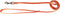 Hamilton Single Thick Nylon Lead with Swivel Snap, 3/8-Inch x 6-Feet Long, Mango Orange...