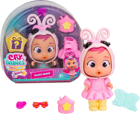 Cry Babies Magic Tears Talent Babies, Nina - 6+ Surprises, Accessories, Great Gift for Kids Ages 3+...