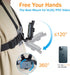 Mobile Phone Chest Strap Mount Harness and Head Strap Holder Kit for VLOG/POV Phone Holder Compatible with iPhone, Samsung, Google and GoPro, AKAS...
