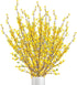 Artificial Forsythia Flowers,6Pcs 39.4 inch Artificial Forsythia Blossom Jasmine Stems Fake Silk Forsythia Branches for Flower Arrangement Wedding...