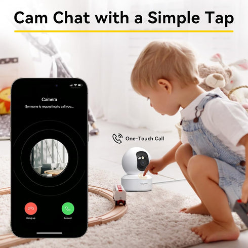 2K Pet Camera Indoor Security Camera 5G/2.4GHz WiFi Cameras for Baby Dog Camera with Phone App, 360° Pan & Tilt, 2-Way Audio, Night Vision, SD Car...