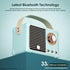 Retro Bluetooth Speaker,Wireless Vintage Small Speaker with Stereo Sound,Hands-Free Call,400mA Battery,TF Card, Aux Line,Water-Proof for iOS Andro...