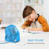 FARADAY USB Desk Fans 5 Inches Portable Table Fans 360° Head Rotation Small Personal Desktop Fan for Home Office, 3 Speeds, Blue...
