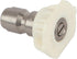 Forney 75156 Pressure Washer Accessories, Quick Connect Spray Nozzle, Wash, 40-Degree-by-4.5mm, White...