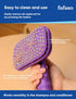 Dog Bath Brush, Pet Grooming Brush for Dogs and Cats, Dog Bath Scrubber for Short and Long Hair Pets, Versatile Pet Brush for Bathing, Grooming an...