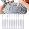 Shower Head Cleaning Brush,30pcs Small Hole Nylon Brush, Multi-Function Small Gap Brush,Gap Hole Anti-Clogging Cleaning Brush,Shower Phone Hole Ho...