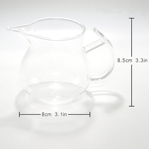 ELITEA Clear Glass Creamer Pitcher Milk Cream Tea Serving Pitcher (250ml, 8.5 oz. fl)...